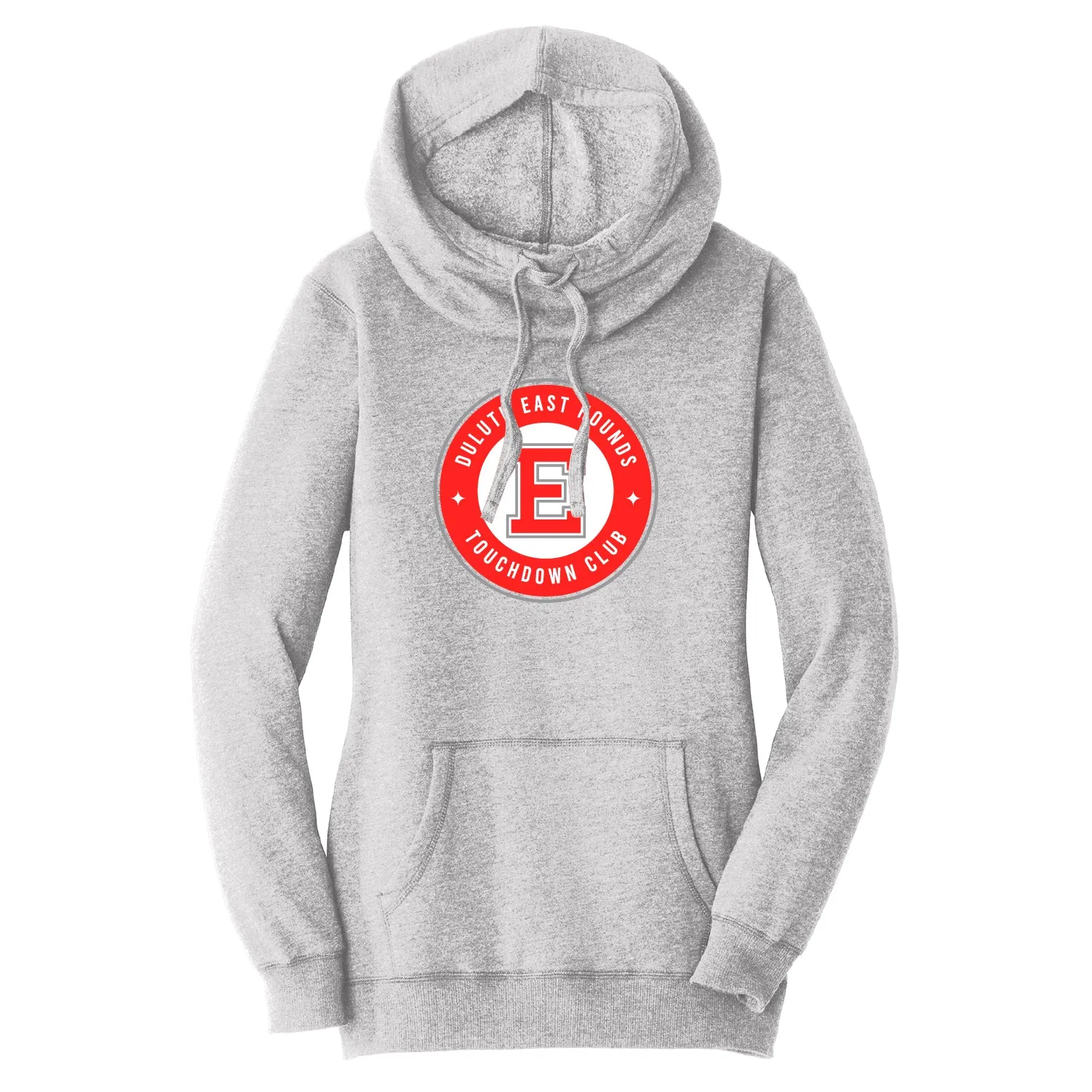 Duluth East Football Women’s Lightweight Fleece Hoodie Design 3