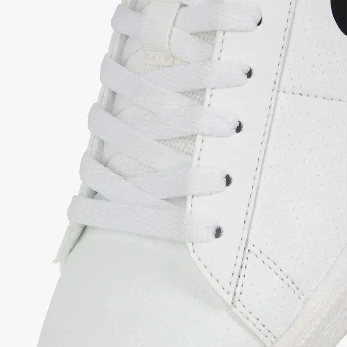 ECOALF | SNEAKERS MUJER | WIMBLEDON BLACK LOGO | BLANCO