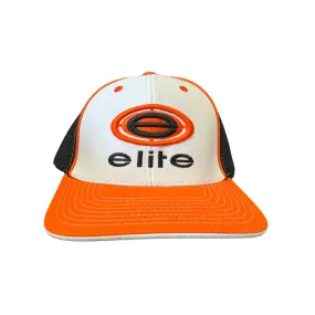 Elite Hat - White Black Orange (Pacific 404M)