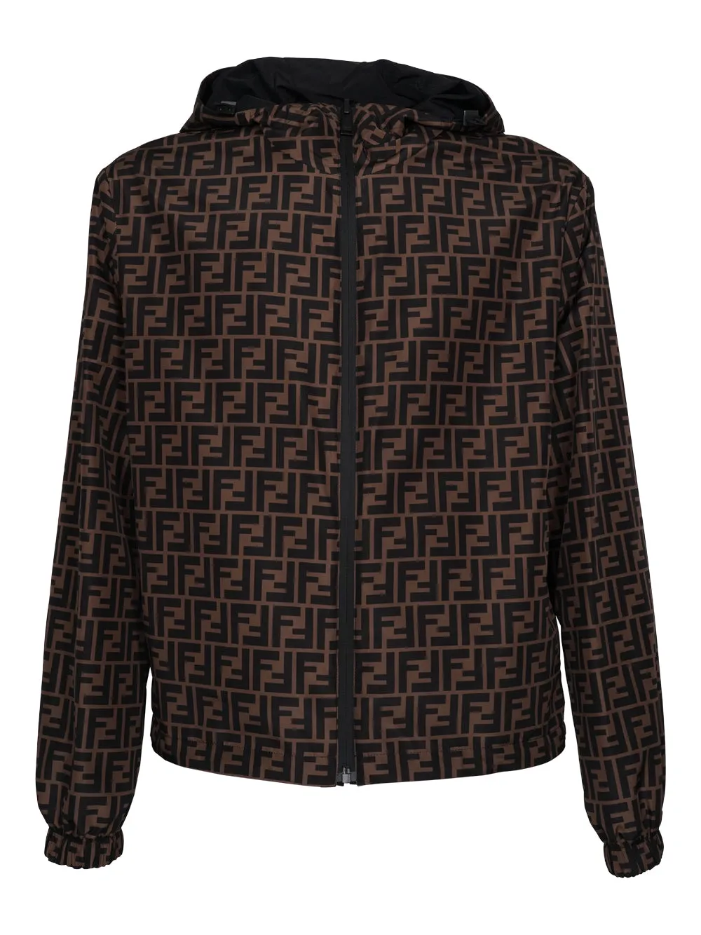 Fendi FF Printed Hooded Jacket