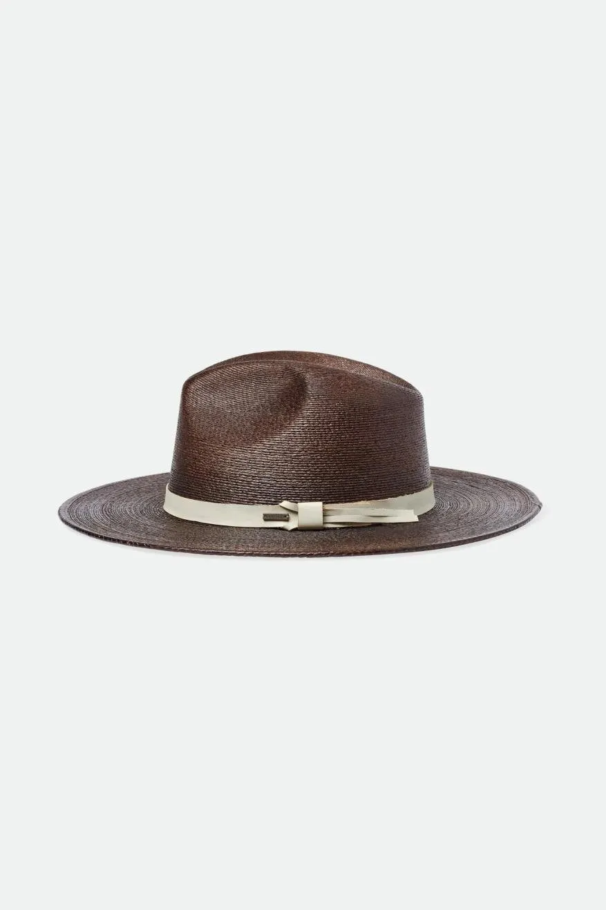 Field Proper Straw Hat - Dark Earth/Natural