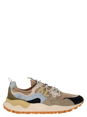 Flower Mountain    Flower Mountain Yamano 3 Sneakers In Suede And Technical Fabric