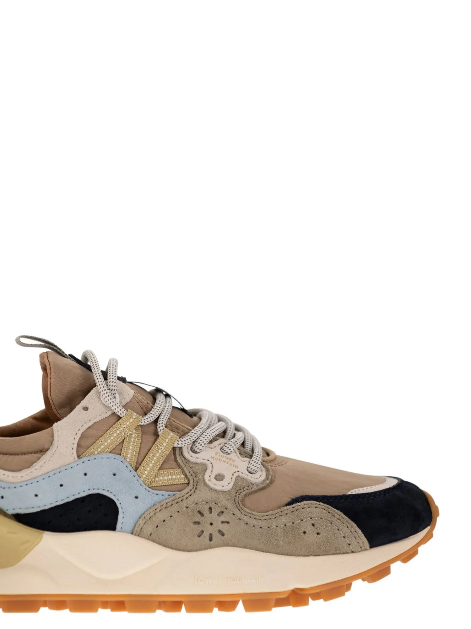 Flower Mountain    Flower Mountain Yamano 3 Sneakers In Suede And Technical Fabric