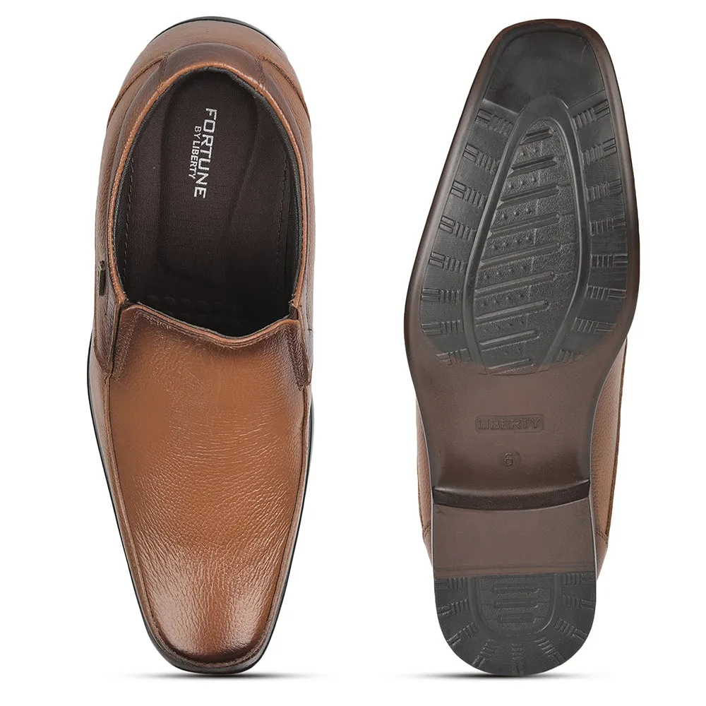 Fortune (Tan) Formal Moccasin Shoes For Men AGK-309 By Liberty