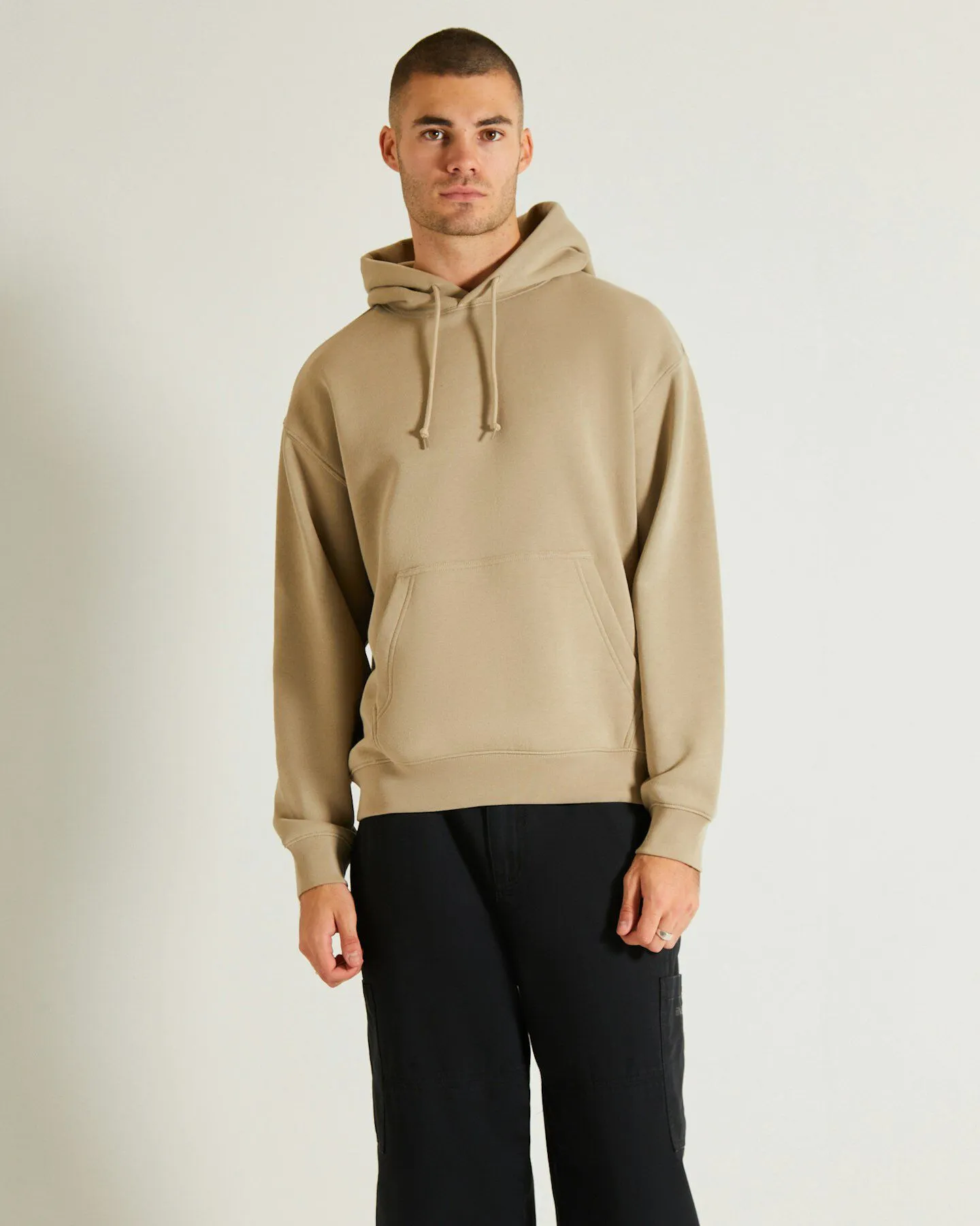 General Pants Co. Basics Og Oversized Hoodie - Pebble | SurfStitch