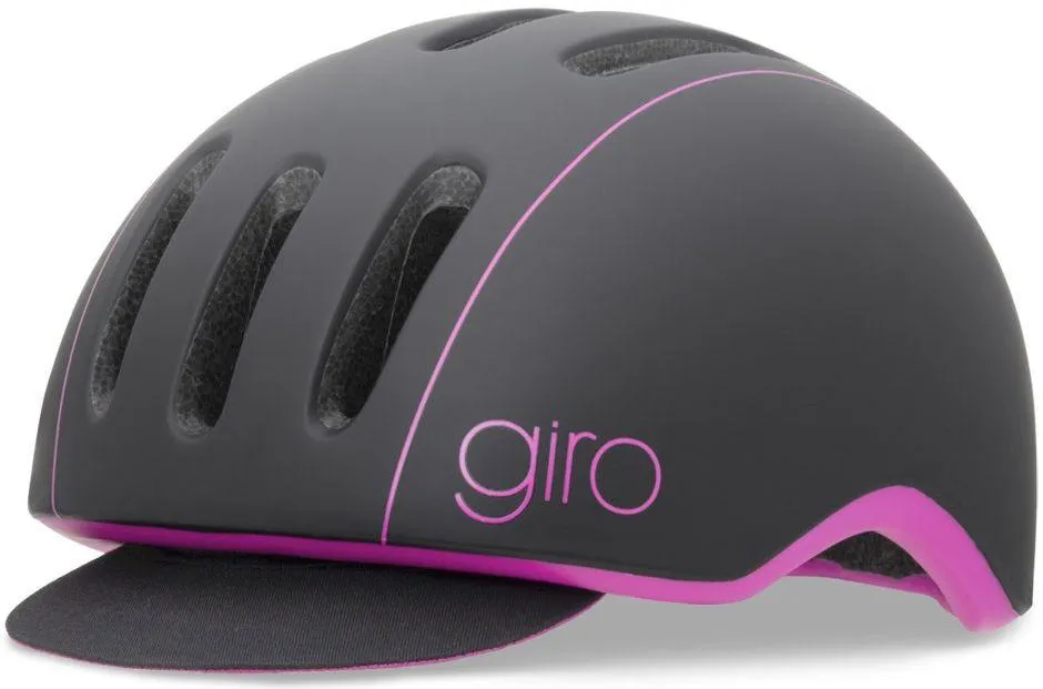 Giro Reverb Urban Helmet - Matt Black-Magenta