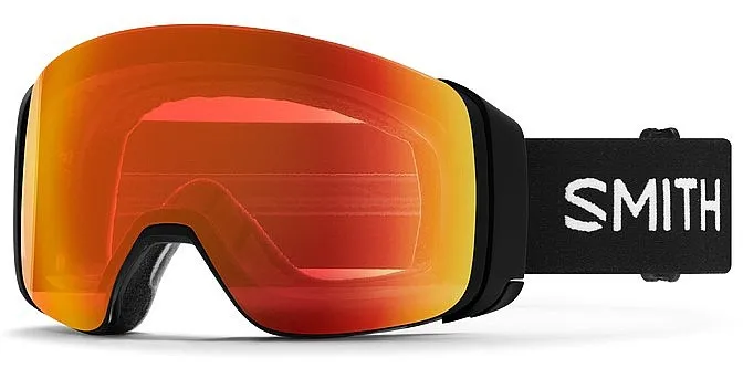 goggles Smith 4D MAG - Black/ChromaPop Everyday Red Mirror