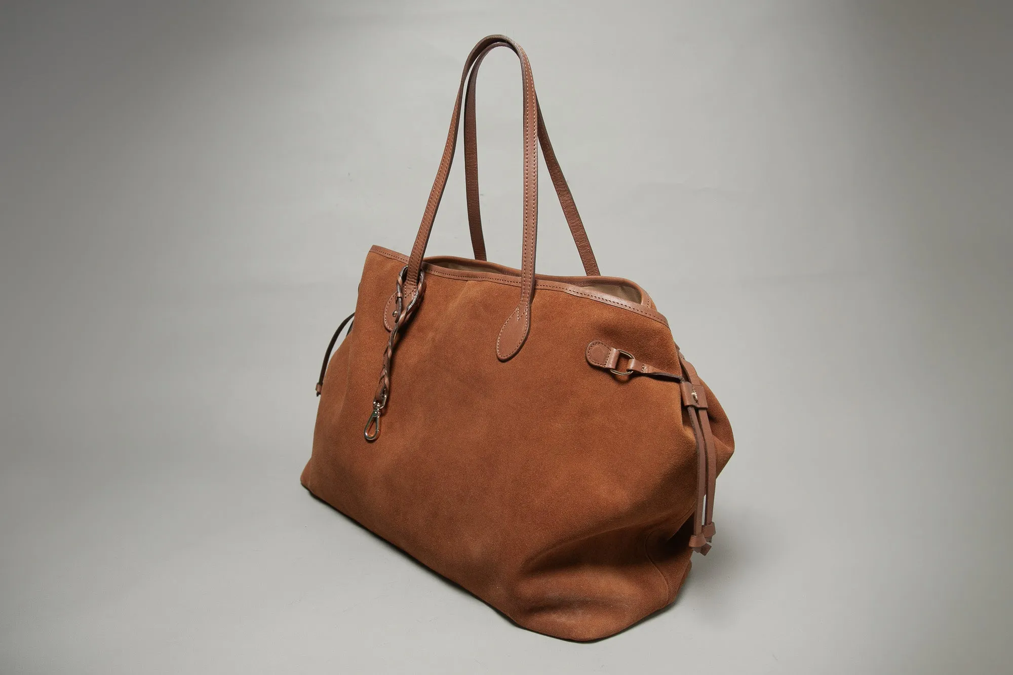 Handbag Luisa Suede Tan