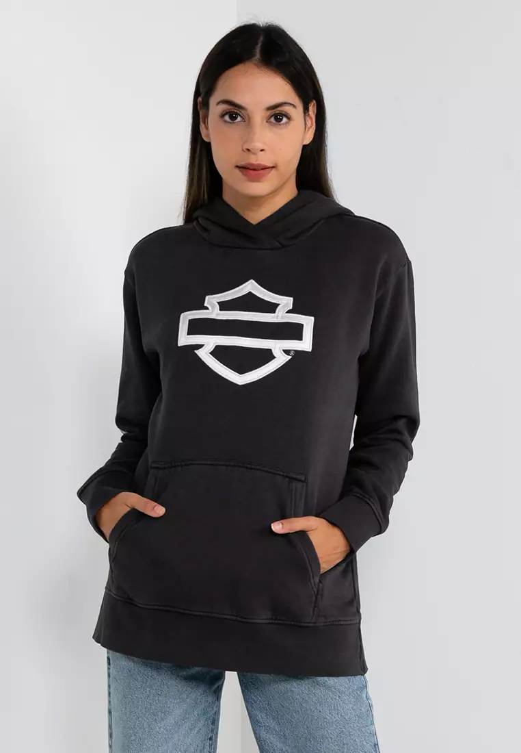 Harley-Davidson HD Oversized Street Machine Bar & Shield Hoodie