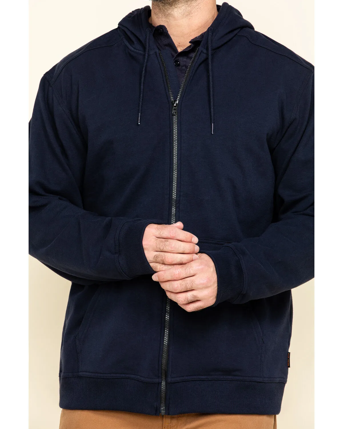 Hawx Men's FR Zip Up Fleece Work Hoodie - Big