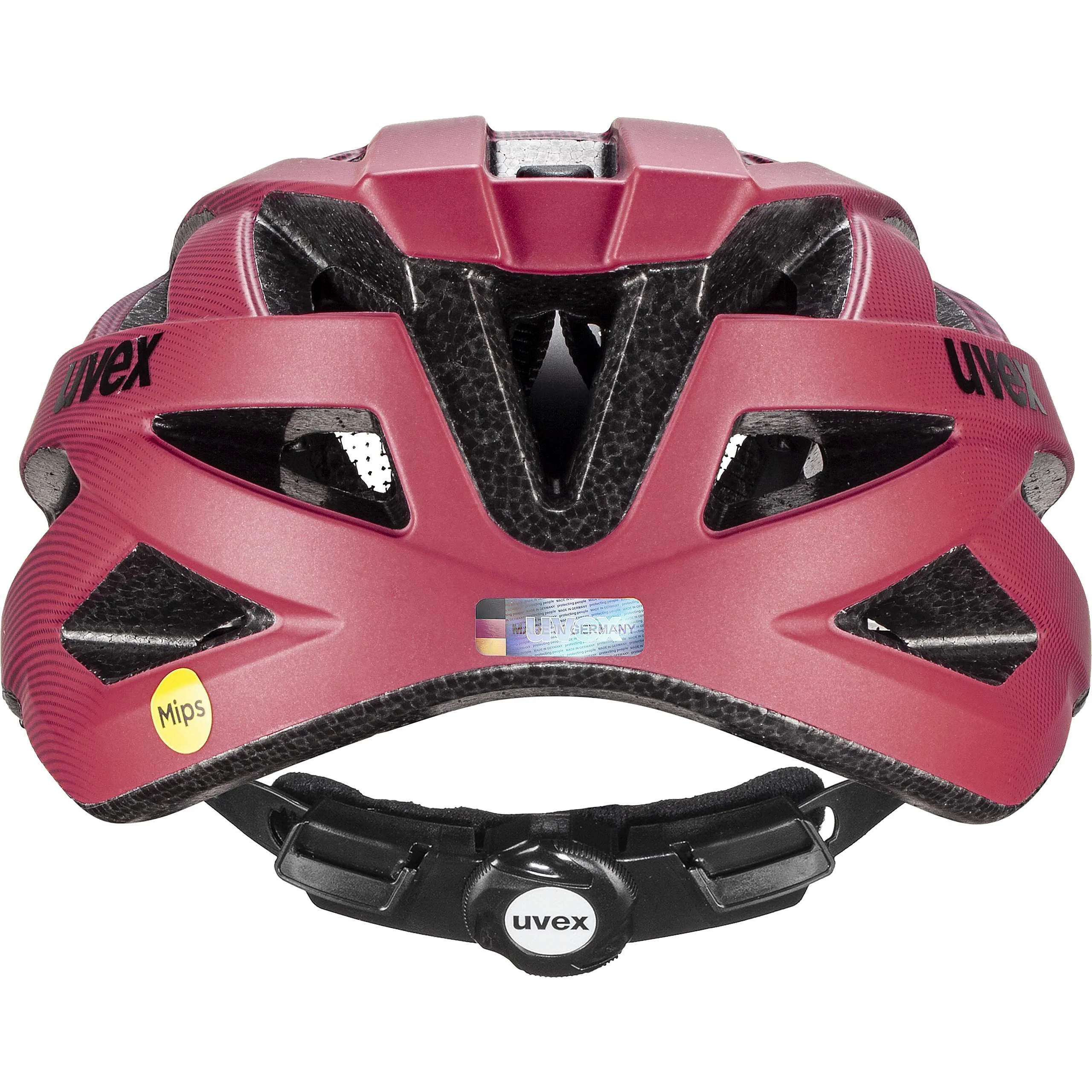 helmet Uvex I-VO CC Mips - Black/Red Matt