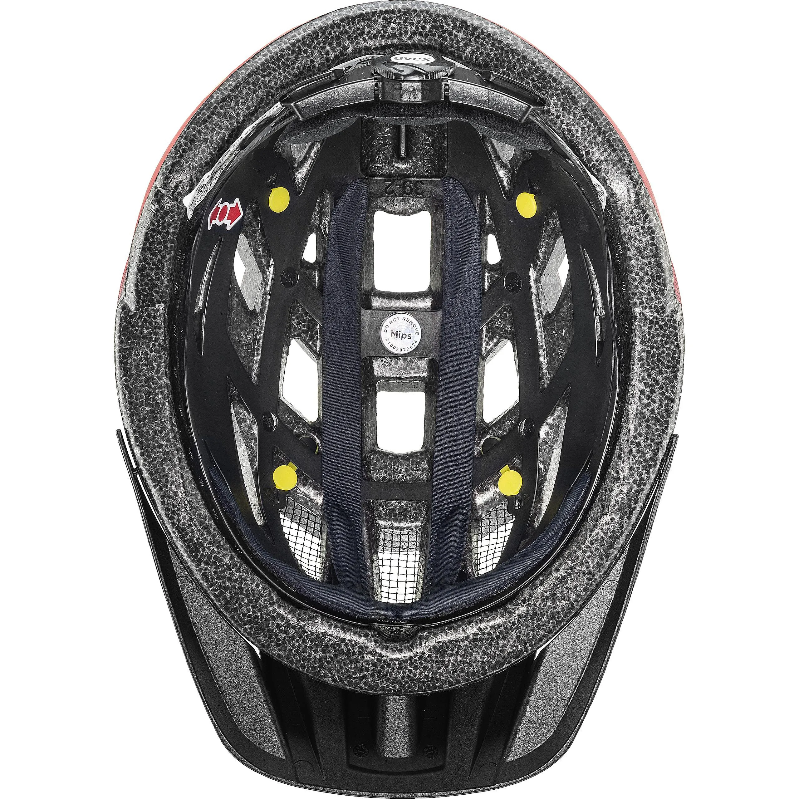 helmet Uvex I-VO CC Mips - Black/Red Matt