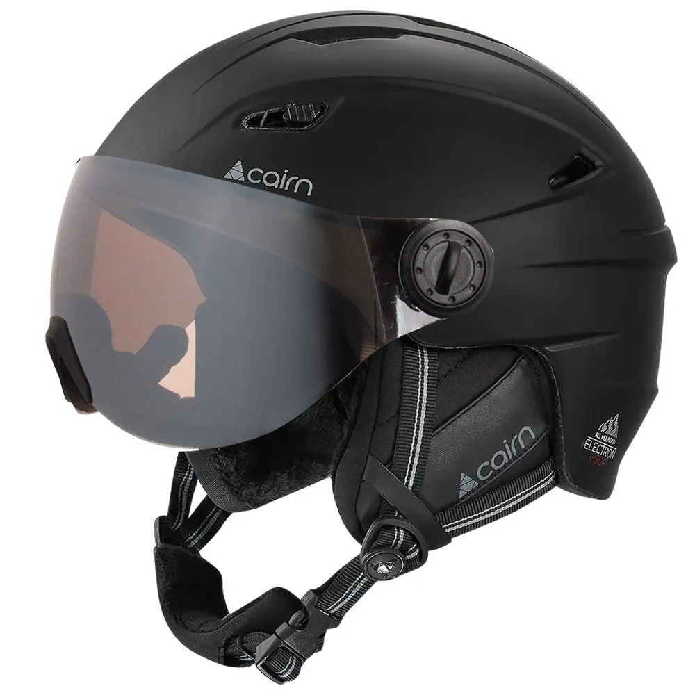 Helmet w/ visor Cairn ---Electron Visor Noir Mat