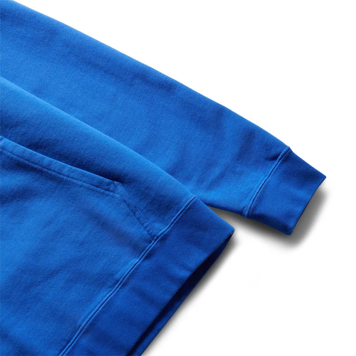 HOODED SWEAT BRUSHED FLEECE ELECTRIC BLUE | Bodega