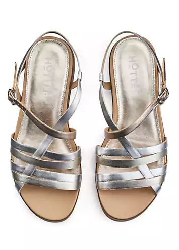 Hotter Sienna Metallic Multi Women’s Sandals | Grattan