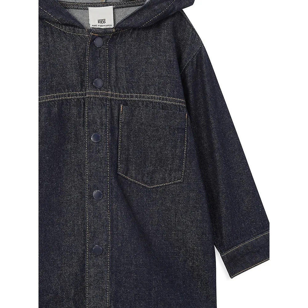 Hudson's Bay Boy's Oversized Fit Hooded Shacket