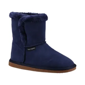 Hush Puppies Ashleigh Slipper Bootie - Navy