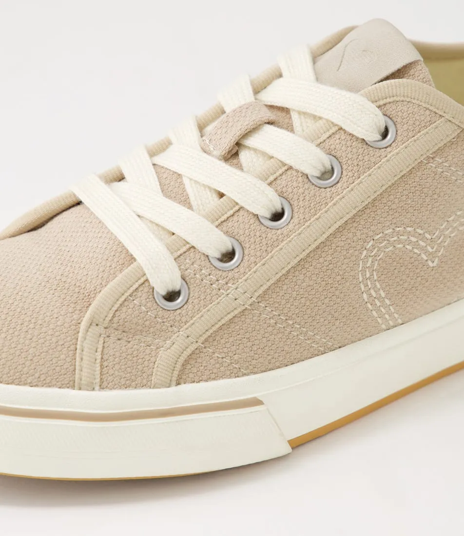 I LOVE BILLY Rontello Beige Canvas Sneakers