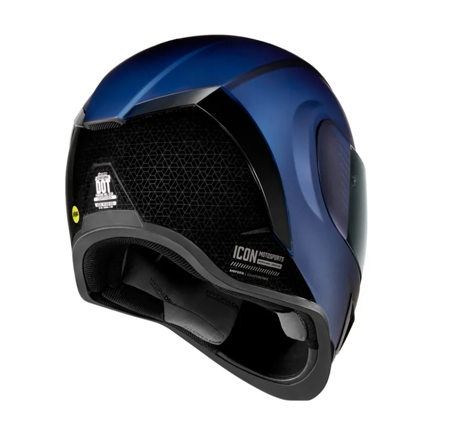 Icon Airform Counterstrike MIPS Blue Full Face Motorcycle Helmet