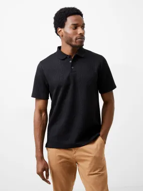 Jacquard Short Sleeve Polo Shirt