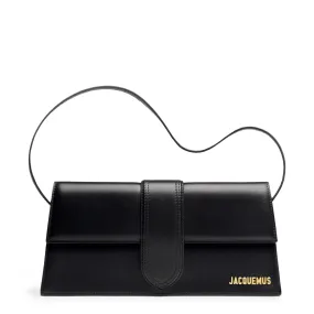 Jacquemus Le Bambino Long Flap Black Shoulder Bag