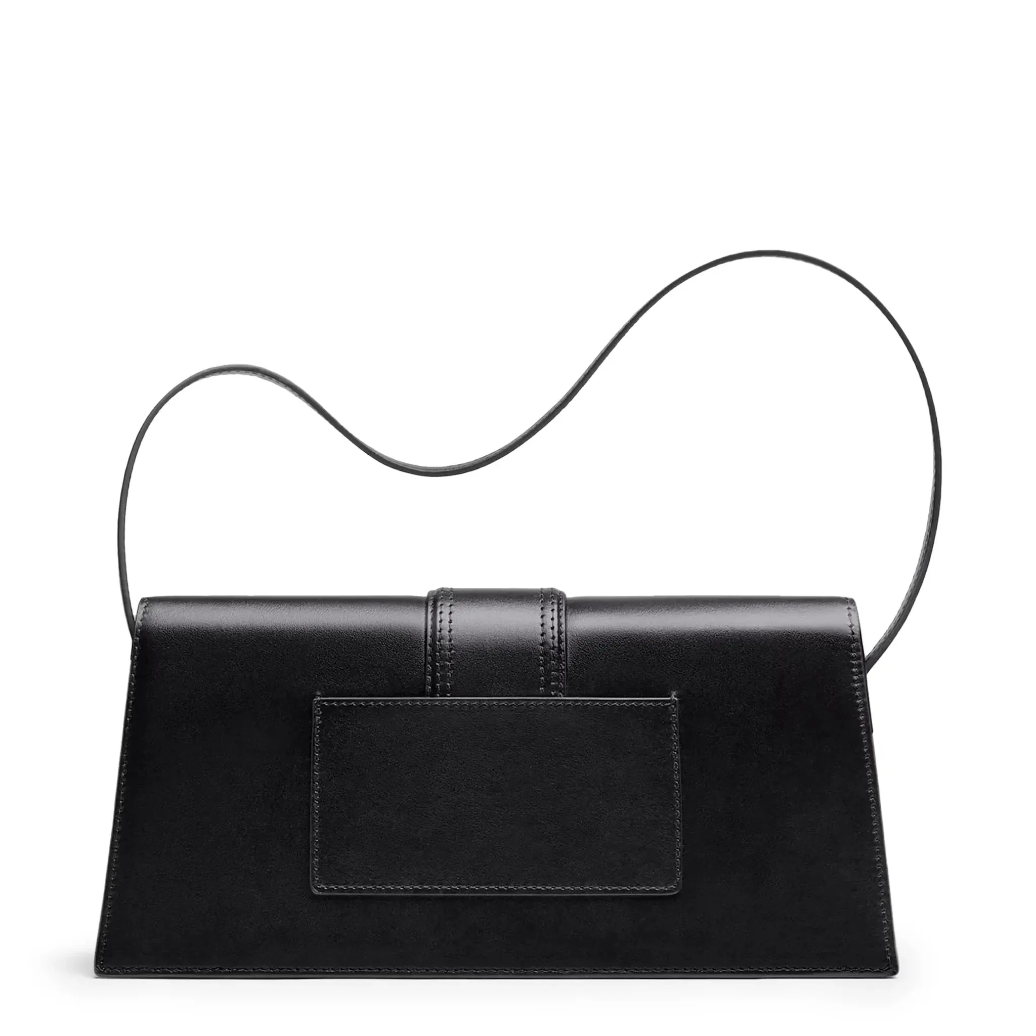 Jacquemus Le Bambino Long Flap Black Shoulder Bag