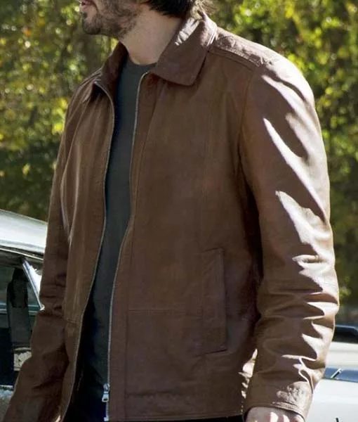 John Wick Keanu Reeves Brown Leather Jacket | TLC