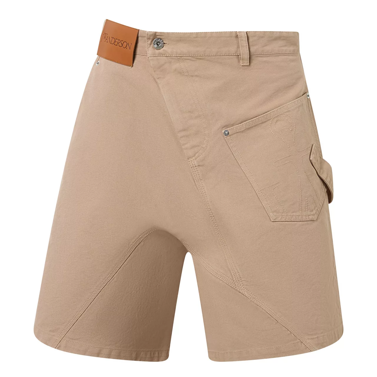 JW ANDERSON Twisted Workwear Shorts - Camel