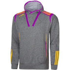 Kids' Solar Fleece Hooded Top Grey / Purple / Amber