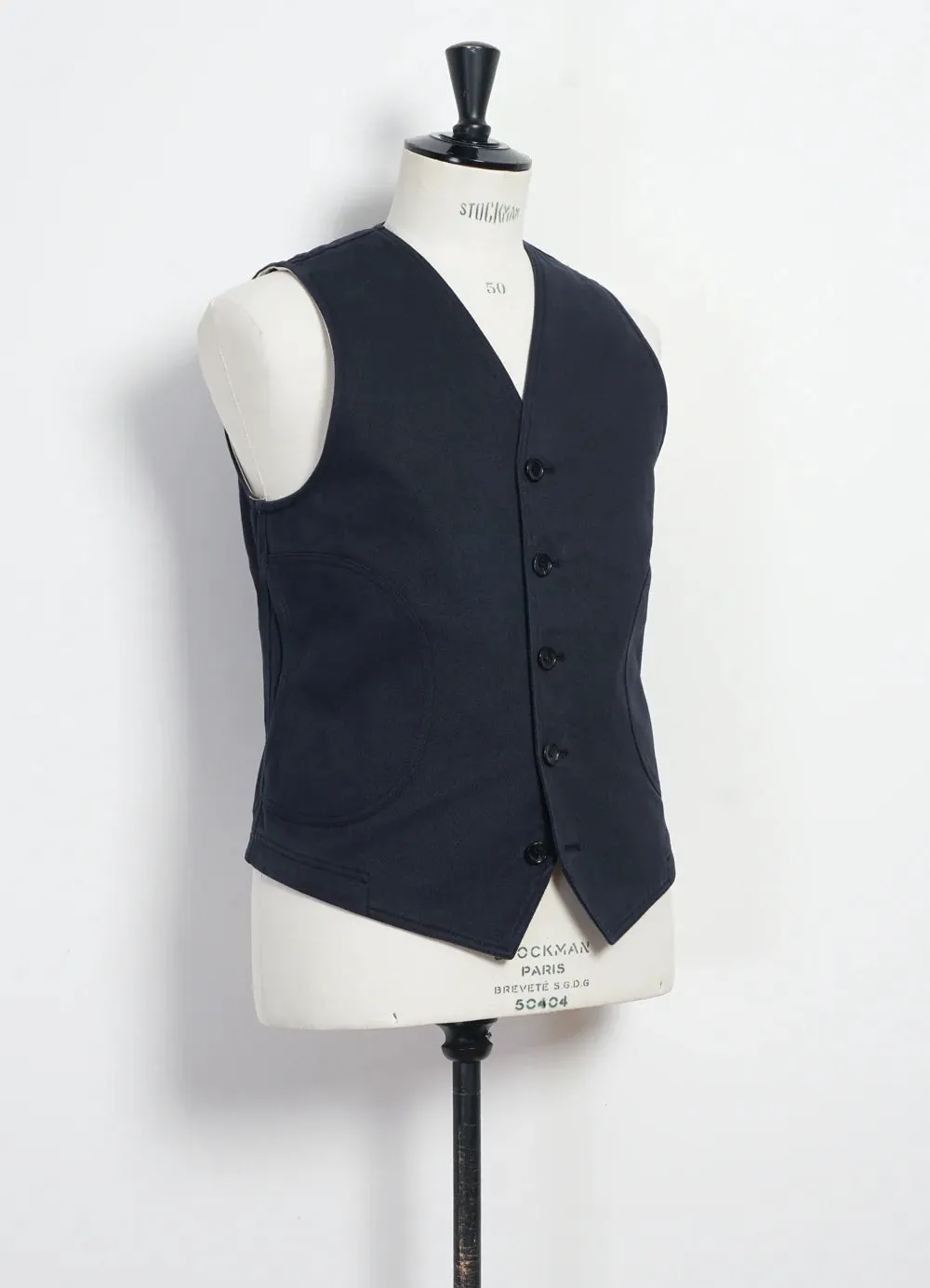 Knud, Workwear waistcoat, Dark Navy