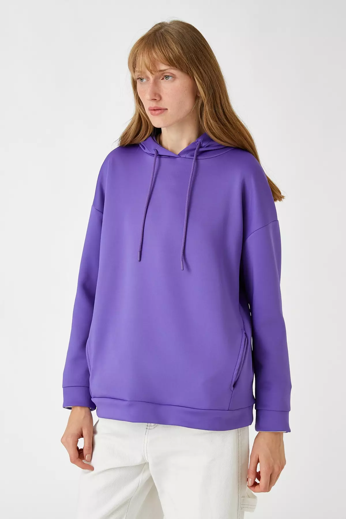 KOTON Oversized Hooded Sweatshirt