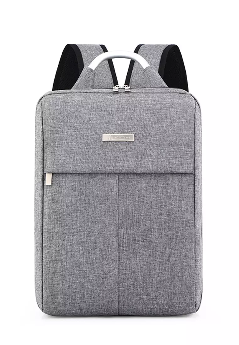 Lara Men's Korean Style Laptop Backpack - Grey