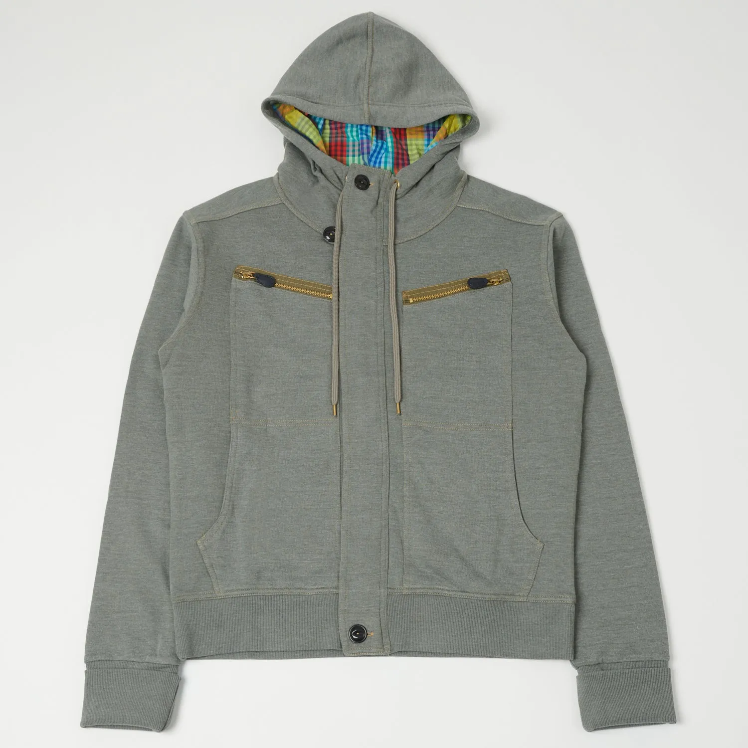 Lee 101 'Gold Label' Hooded Fleece - Gunmetal