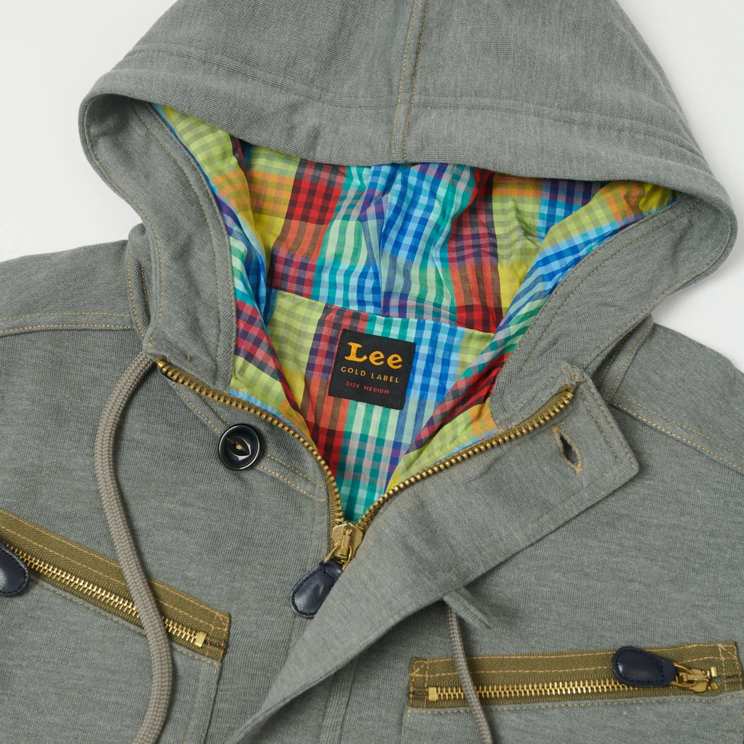 Lee 101 'Gold Label' Hooded Fleece - Gunmetal