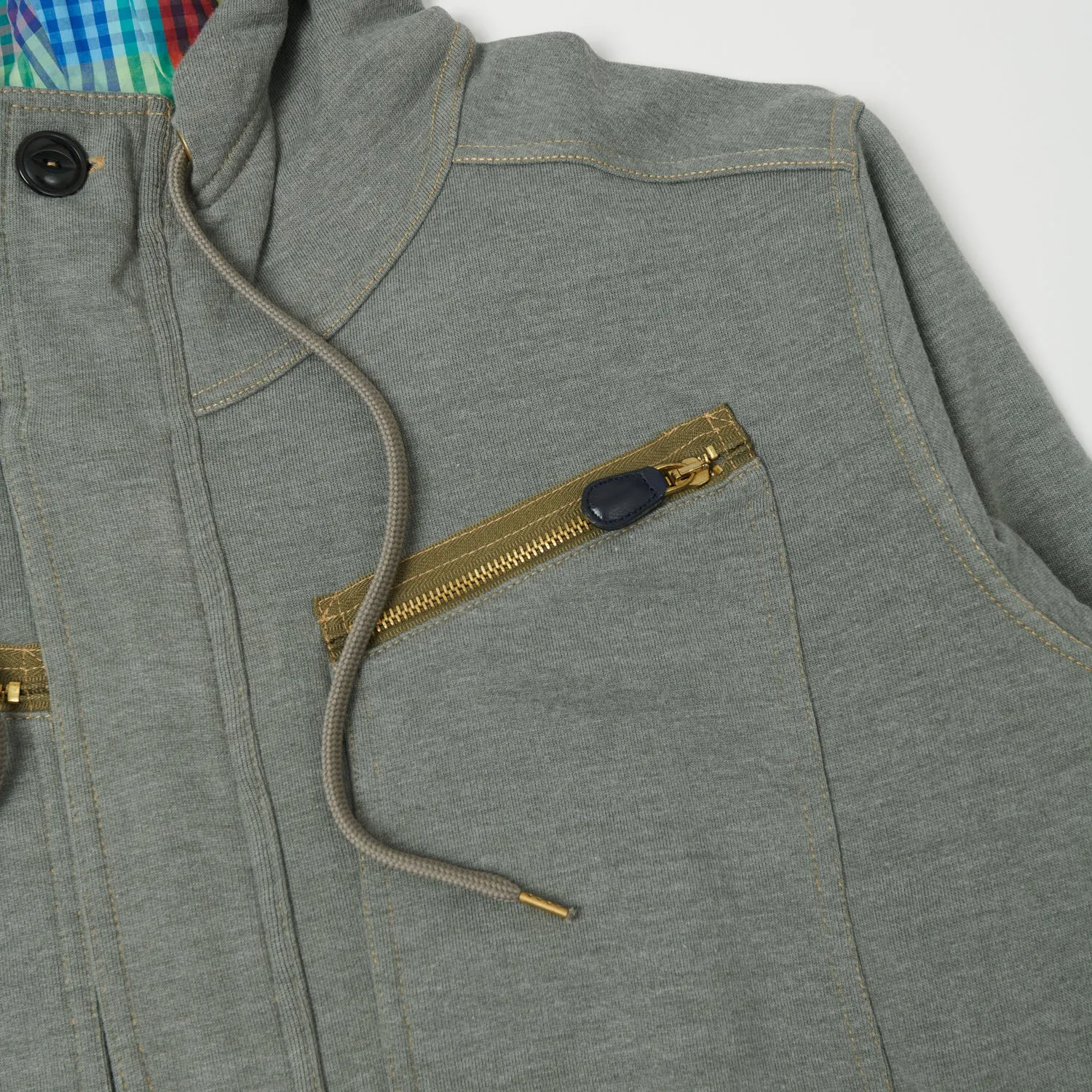 Lee 101 'Gold Label' Hooded Fleece - Gunmetal