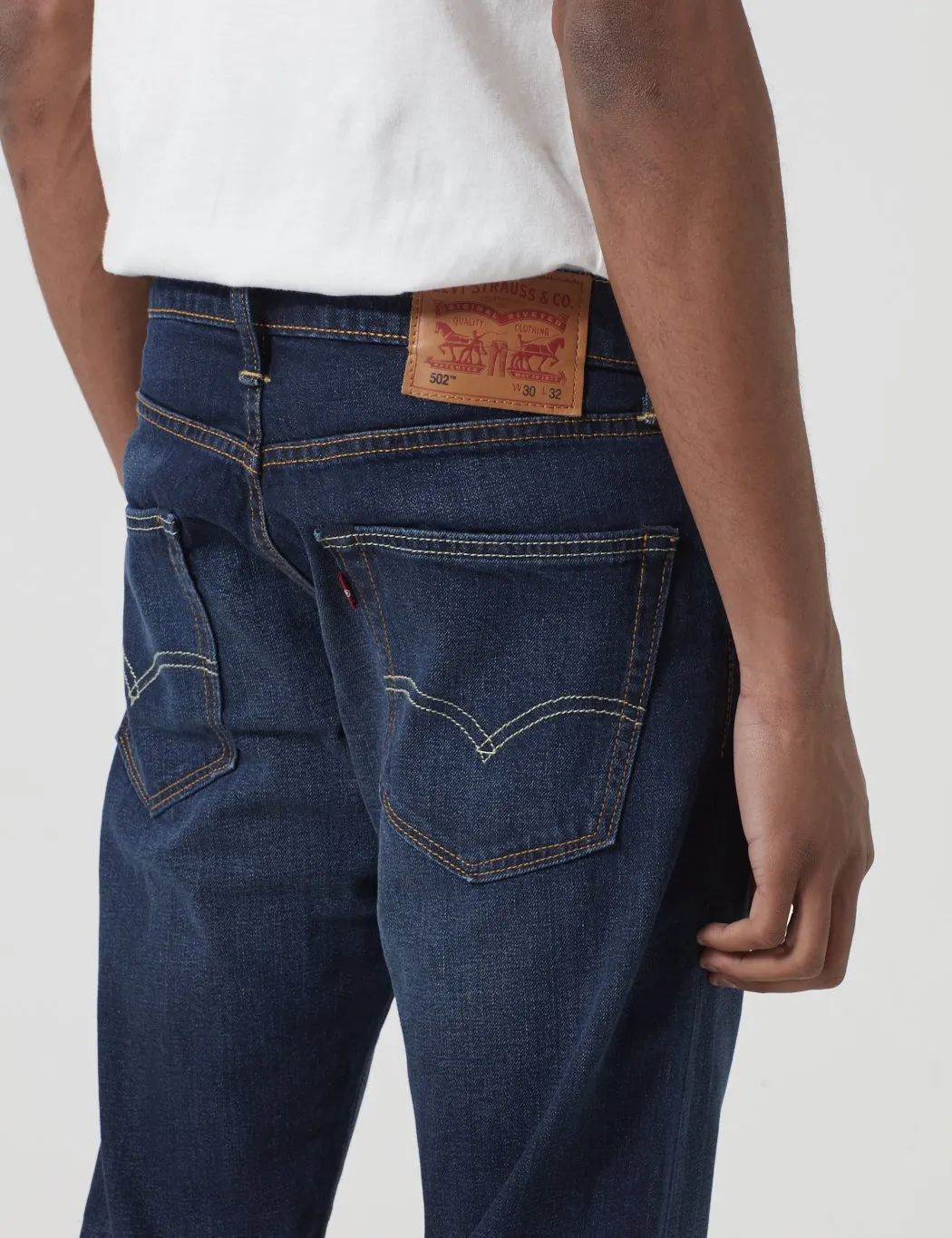 Levis 502 Jeans (Relaxed Tapered) - City Park Blue