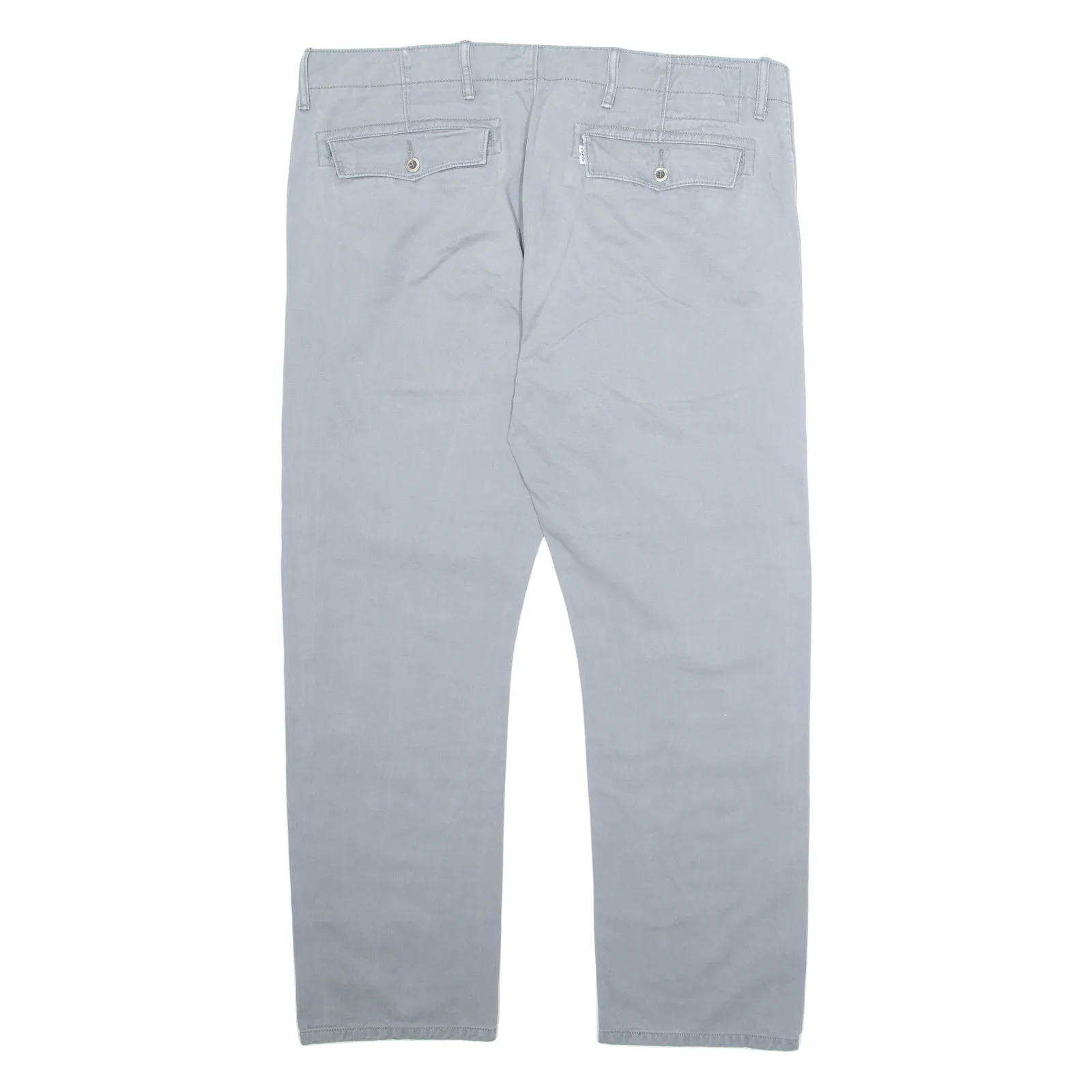 LEVI'S Chino Mens Trousers Grey Regular Tapered W40 L29