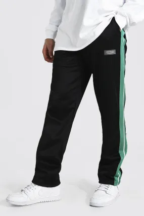 Loose Official Man Tricot Joggers With Tape