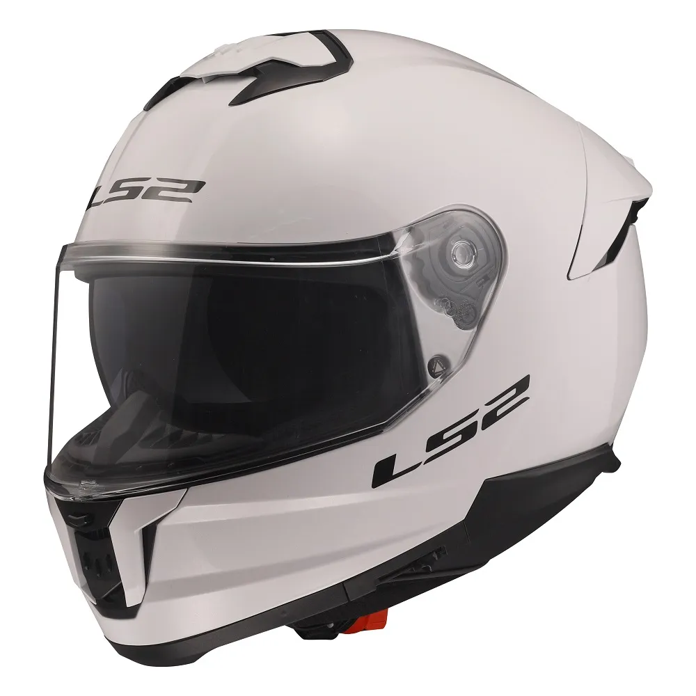 LS2 FF808 Stream II Plain Helmet - White