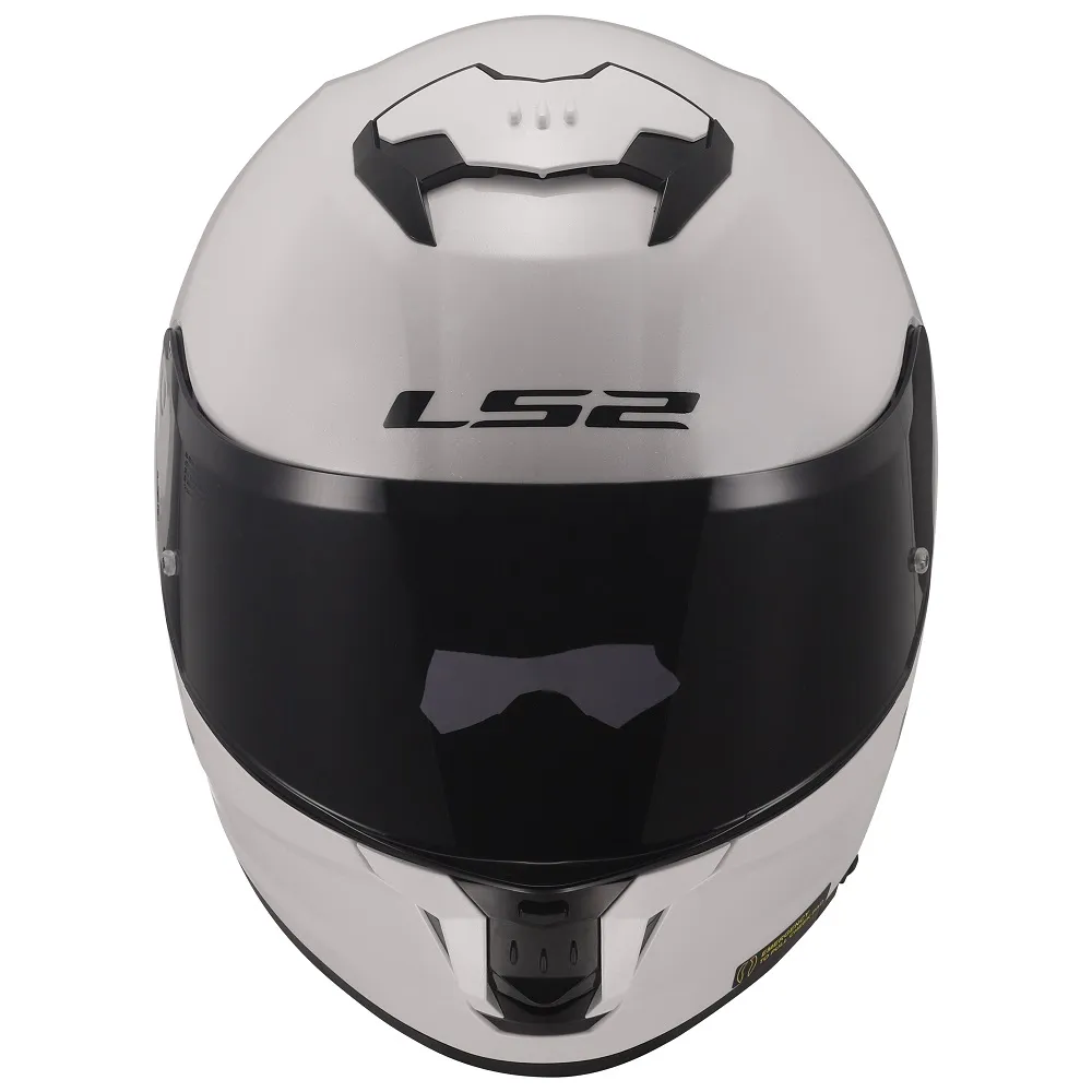 LS2 FF808 Stream II Plain Helmet - White