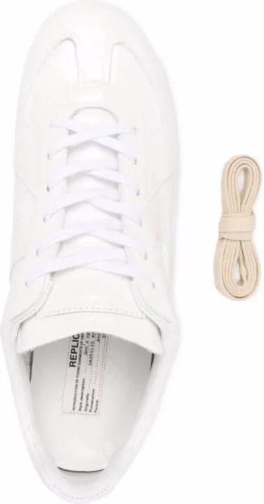 Maison Margiela tonal low-top sneakers White