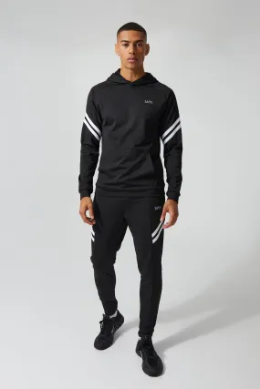 Man Active Training 1/4 Zip Hoodie Tracksuit | boohooMAN UK