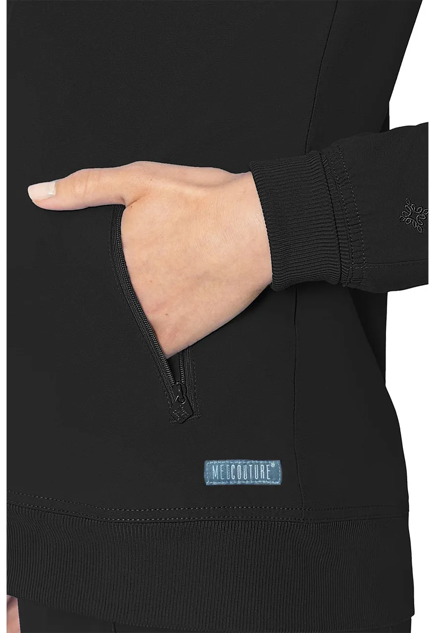 Med Couture Med Couture Peaches Women's Zip Front Warm-Up Jacket #MC8674