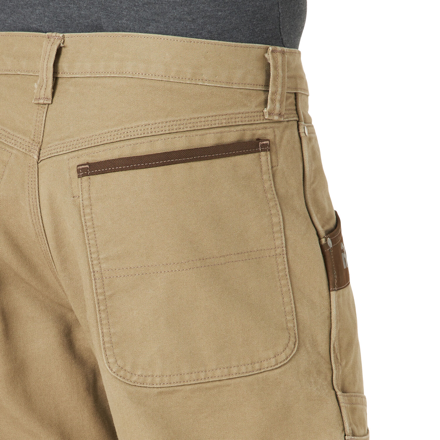 Men's Wrangler® RIGGS Workwear® Mason Relaxed Fit Canvas Pant in Rock Khaki