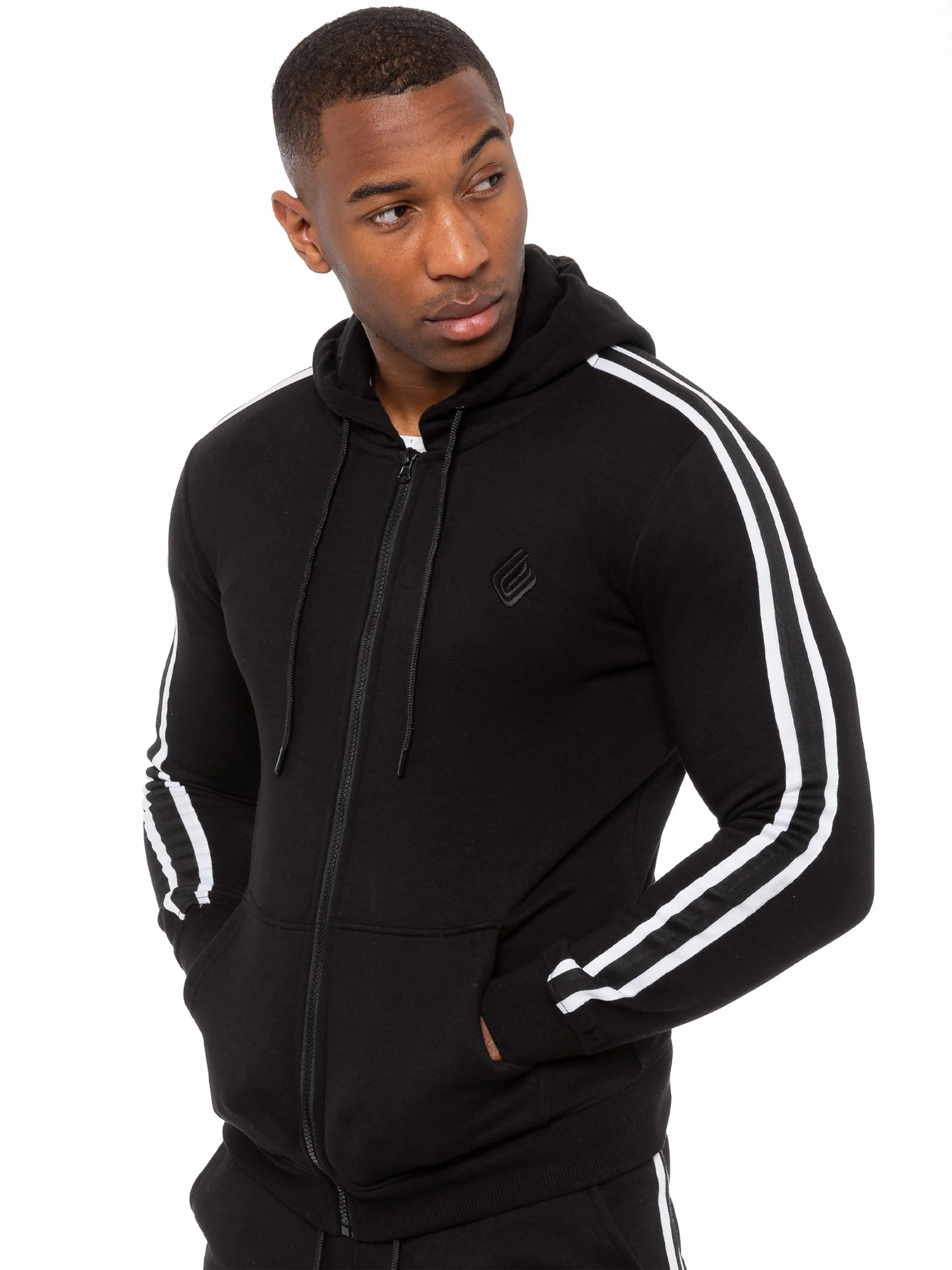 Mens Casual Zip Up Tracksuit Jacket | Enzo Designer Menswear