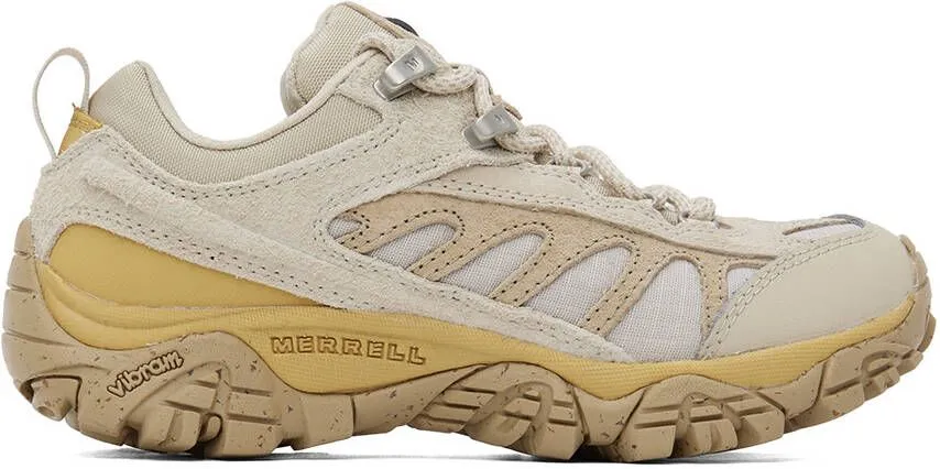 Merrell 1TRL Off-White & Yellow Moab Mesa Luxe Sneakers