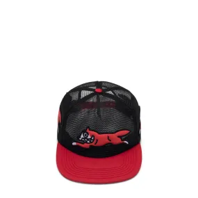 MESH TRUCKER HAT ROCOCCO RED | Bodega