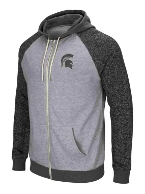 Michigan State Spartans Colosseum Two-Tone Regulation Full Zip Hoodie Jacket