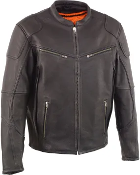 Milwaukee Leather Men's Cool Tec Leather Scooter Jacket