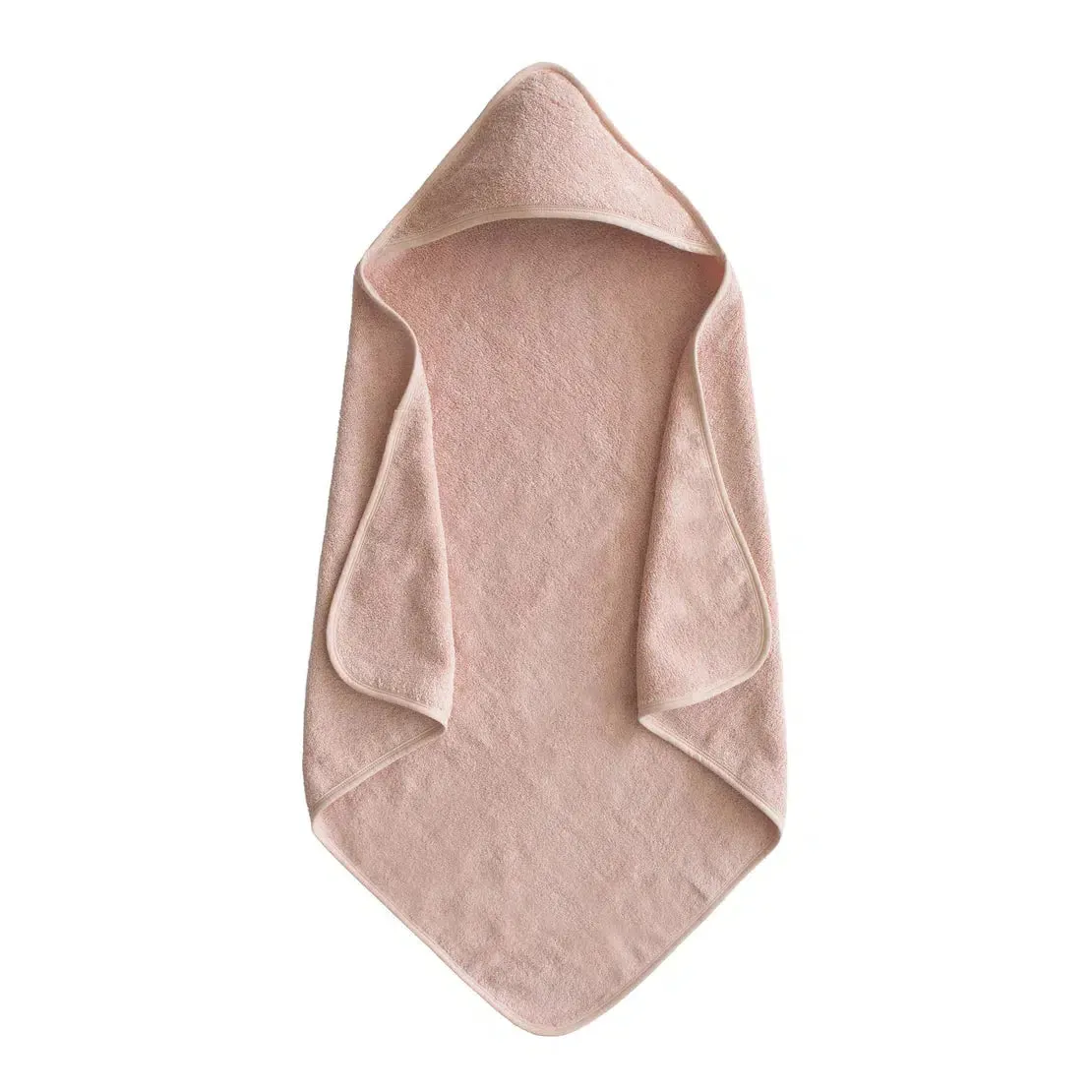 Mushie - Organic Cotton Baby Hooded Towel - Blush